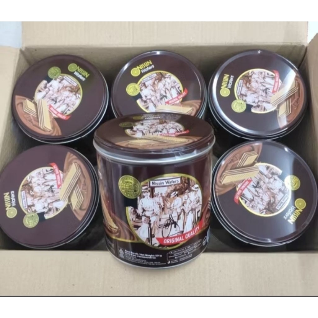 Nissin wafer kaleng