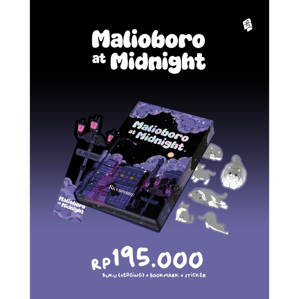 Novel Malioboro at Midnight Hardcover - Skysphire - Bukune (Original) / Midnight Diaries By Maliobor