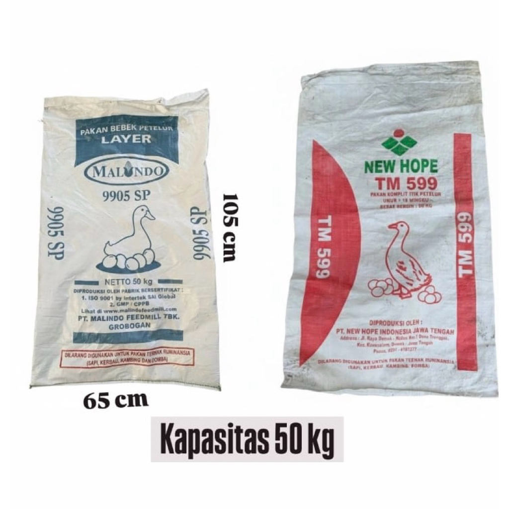 karung bekas murah 50kg | karung 65x105 | karung bekas pakan ternak
