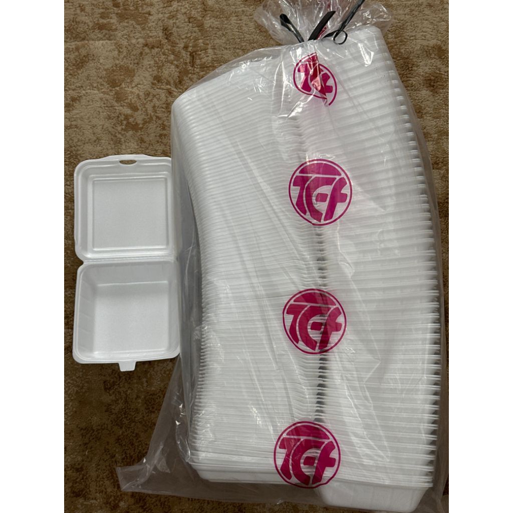Styrofoam Nasi TEF isi 100 pcs