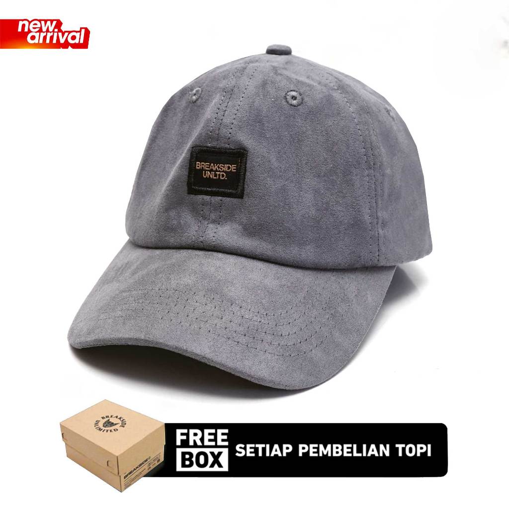 Breakside Polo Cap Hectic Darkgrey Topi Pria