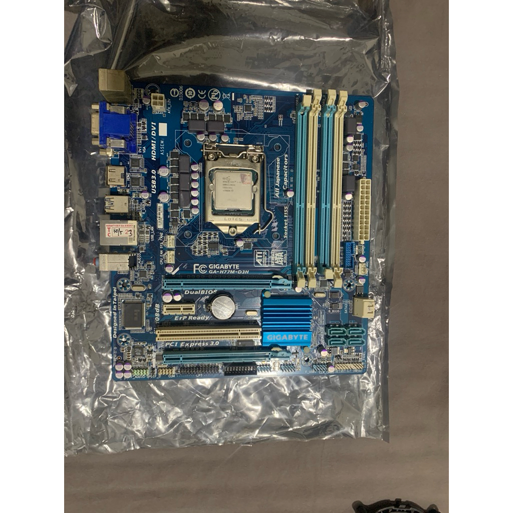 motherboard gigabyte H77M D3H lga 1155