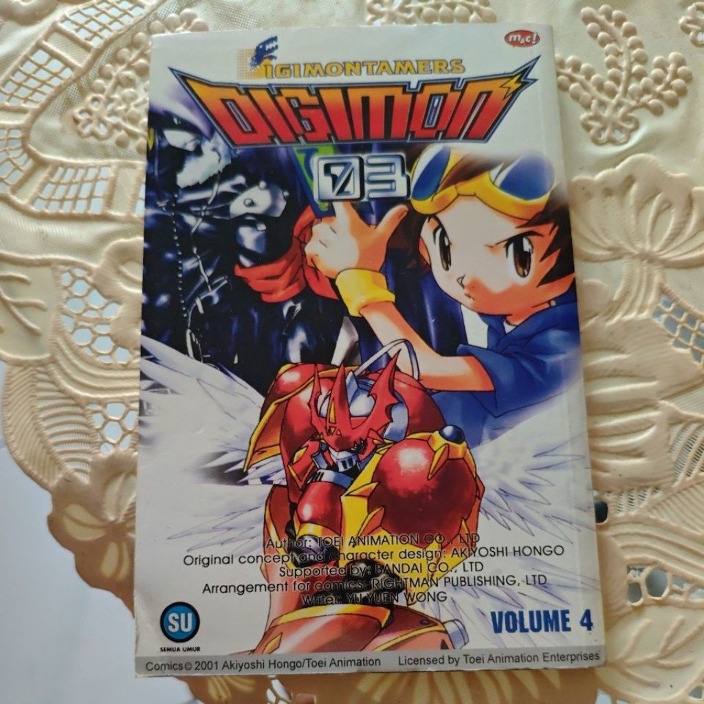 PRELOVED Komik Manhwa Digimon Tamers vol 4