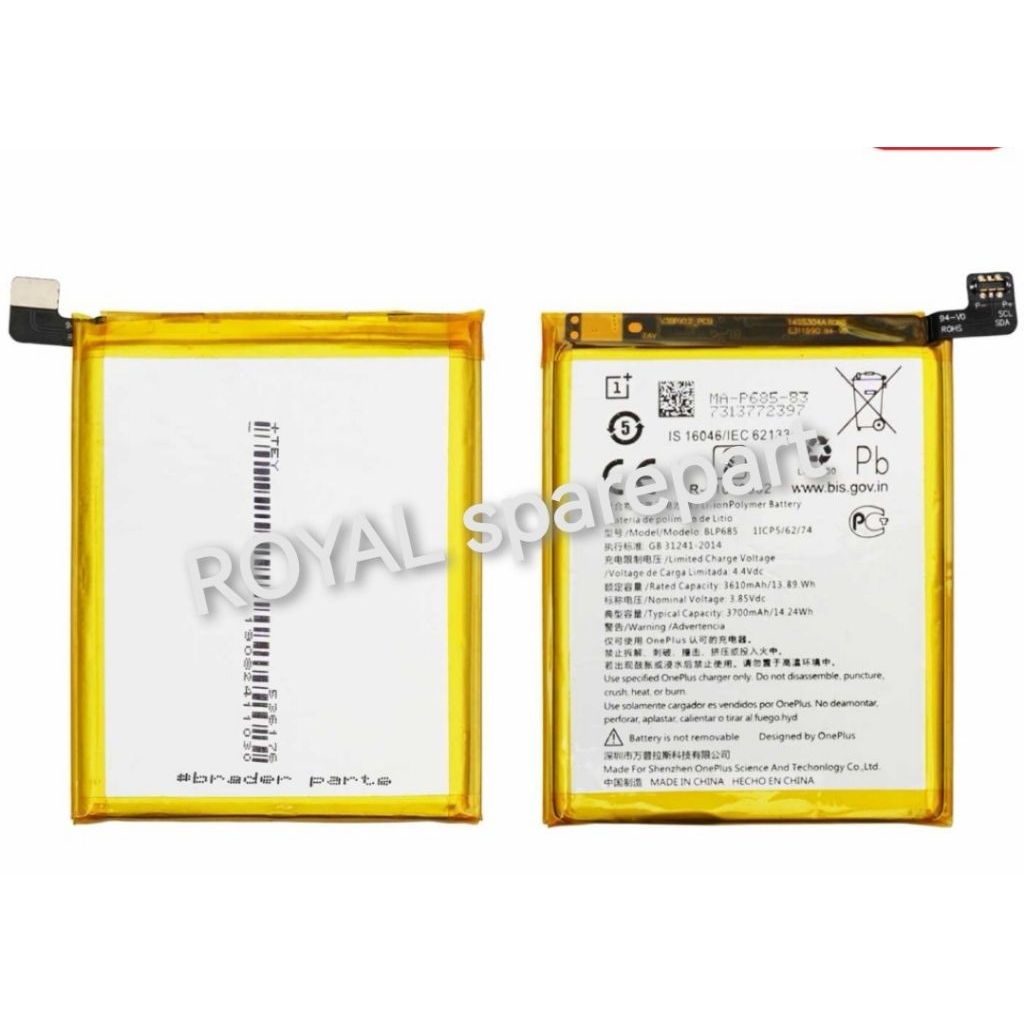 BATTERY ONEPLUS 7 / 6T BLP685 Original