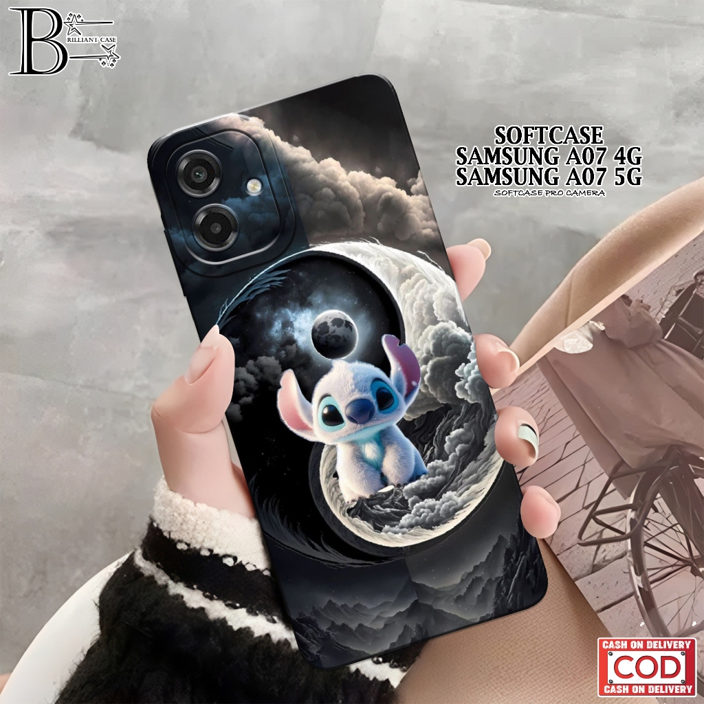 Case Samsung A07 5G 2026 Terbaru - Fashion Case Stitch - Casing Samsung A07 5G 2026 - Silikon Pro Ca