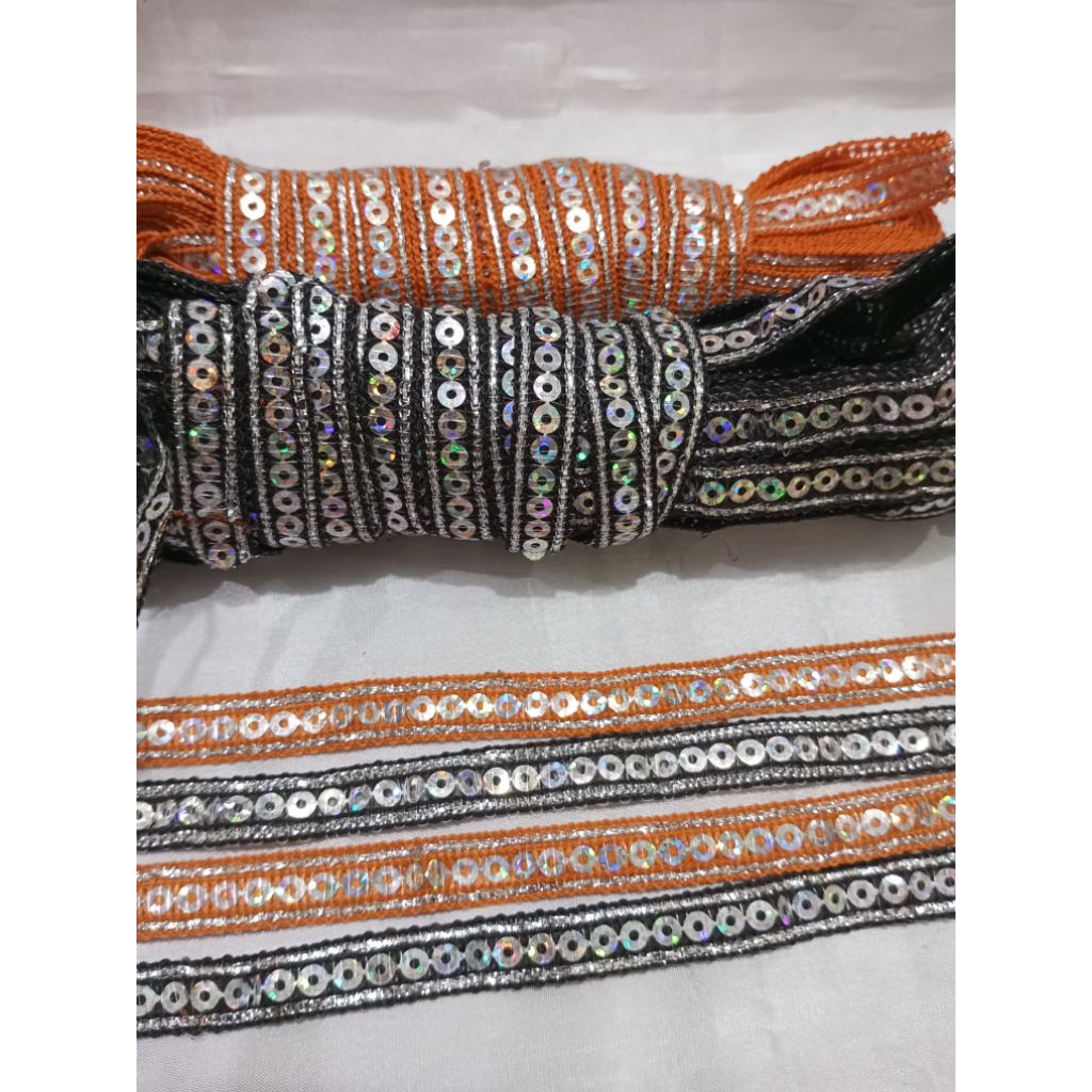 Renda Payet India Motif Cd 111/Renda India Lebar 1Cm/Renda Payet India