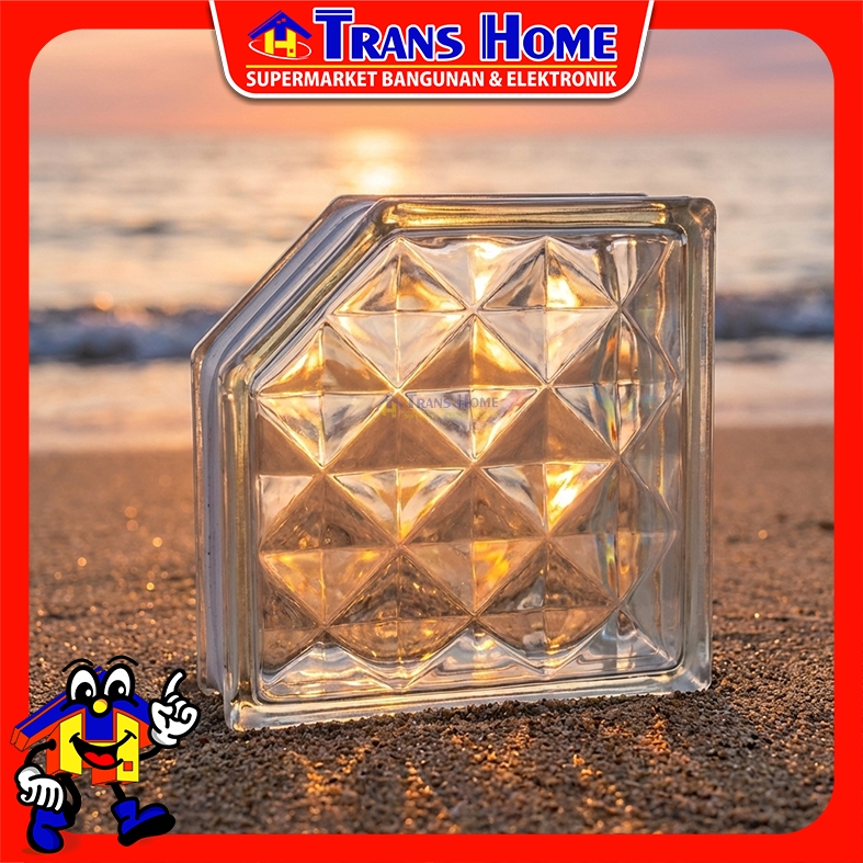 Glass Block Mulia Wave Roster, Tangerine Roster, Diamond Roster (MULIA_GB)