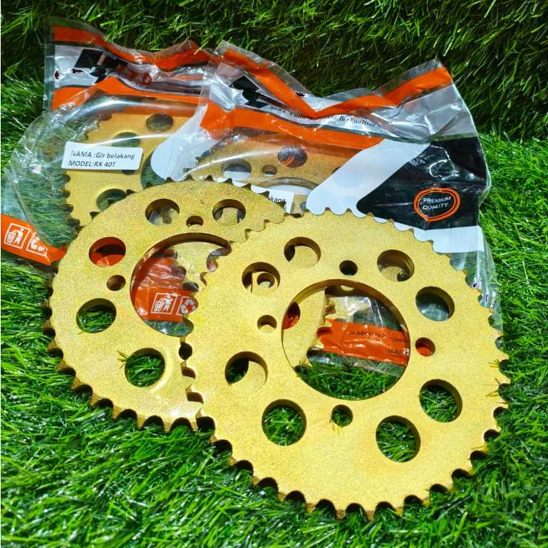 GIR BELAKANG RX KING 35 GIR RXK/RXZ/RXS/F/ALFA/JUPITER F1ZR  35T 36T 37T 38T 39T CROM GOLD GEAR BELA