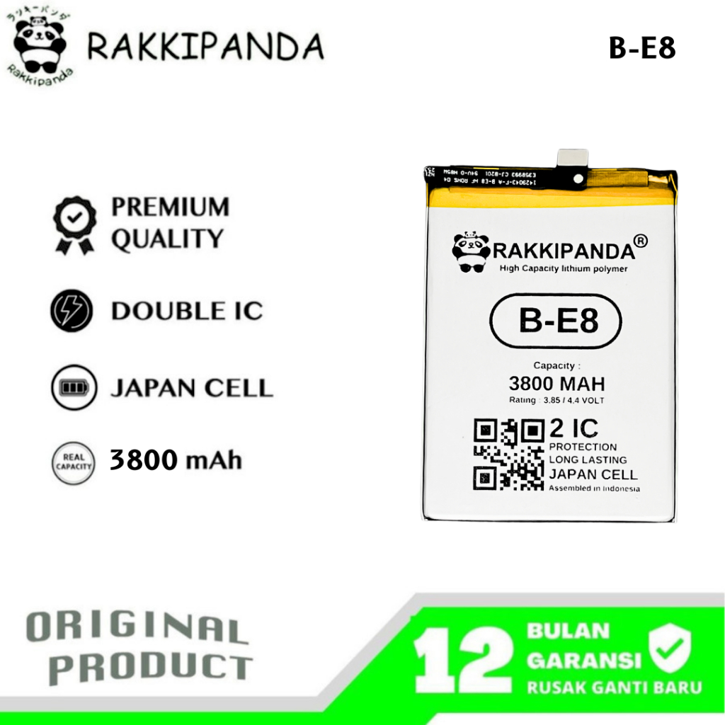 RakkiPanda - B-E8 Vivo V11 1806 / V11i / Y97 Batre Batrai Baterai