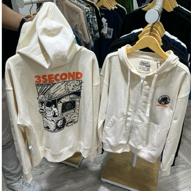 Hoodie 3Second Kids Anak Cotton Terry Original Terbaru