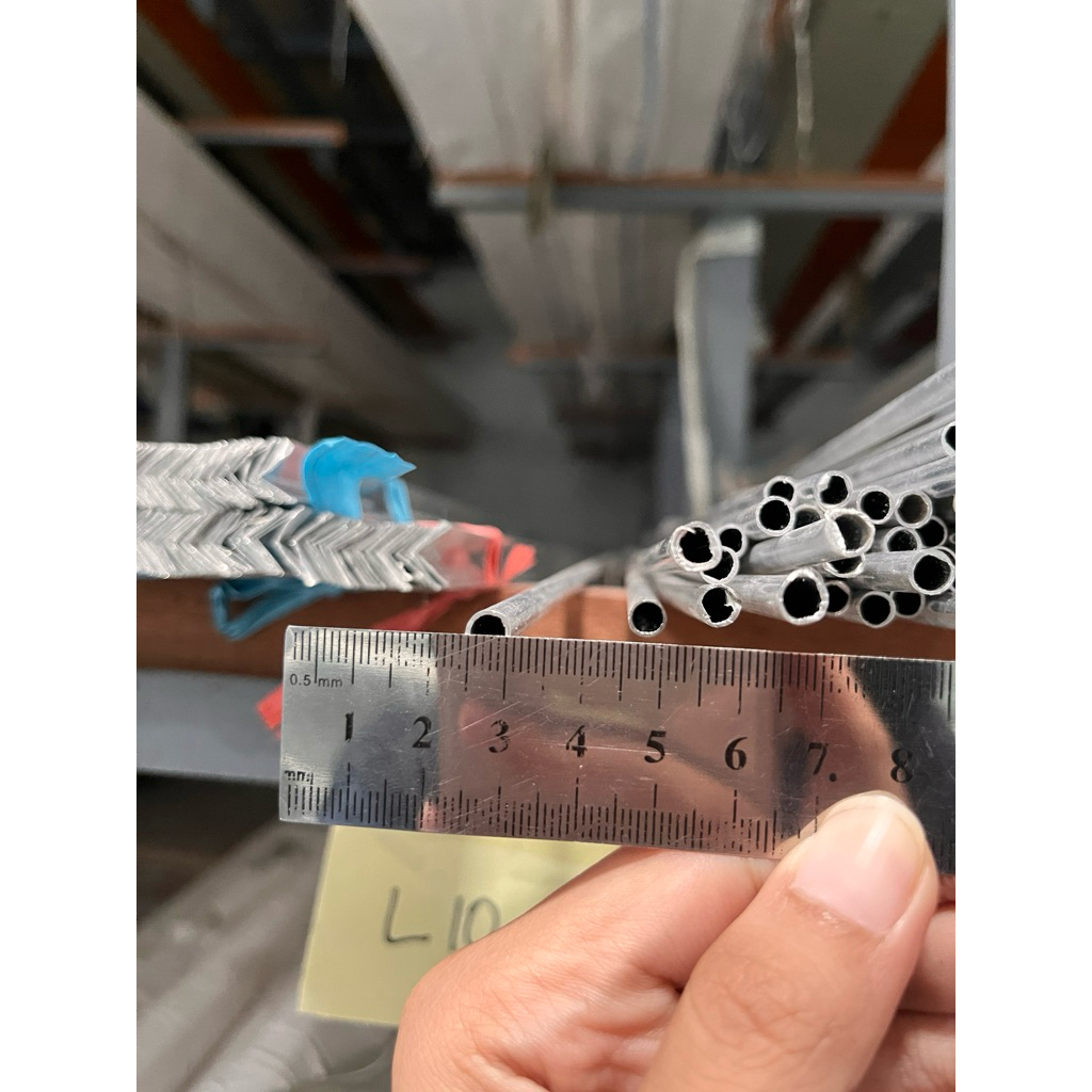Pipa Aluminium 6mm Panjang 6Mtr
