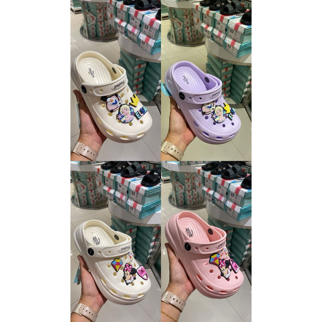 sandal anak cewek model tertutup terbaru karakter disney brand fladeo