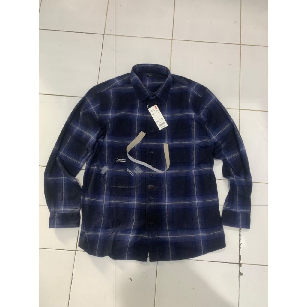 Jual flanel uniqlo original