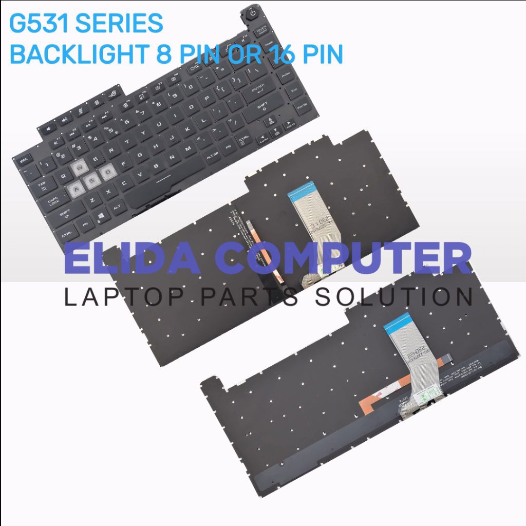 Keyboard Asus ROG Strix G G512 G512W G531 G531GD G531GT G531GU G531GV