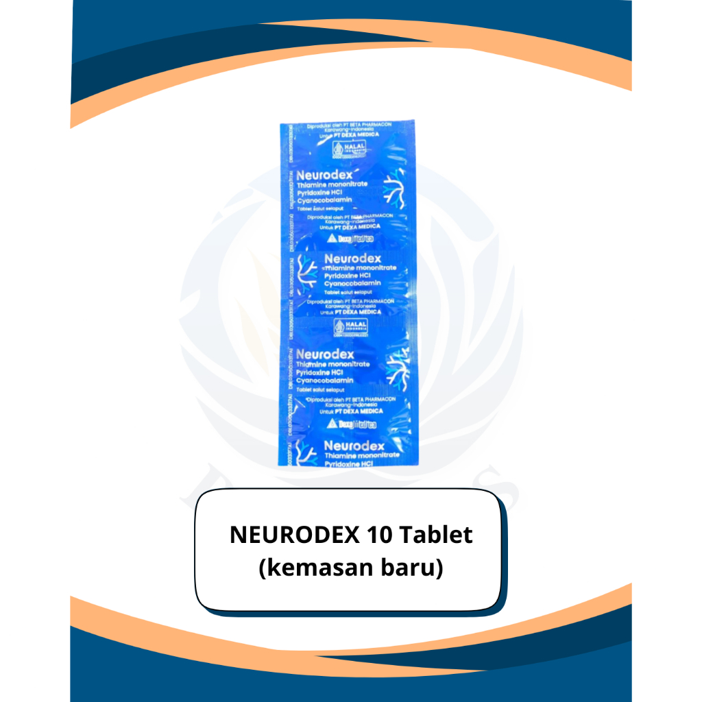 Neurodex untuk Pengobatan Kekurangan Vitamin B (10 Tablet)