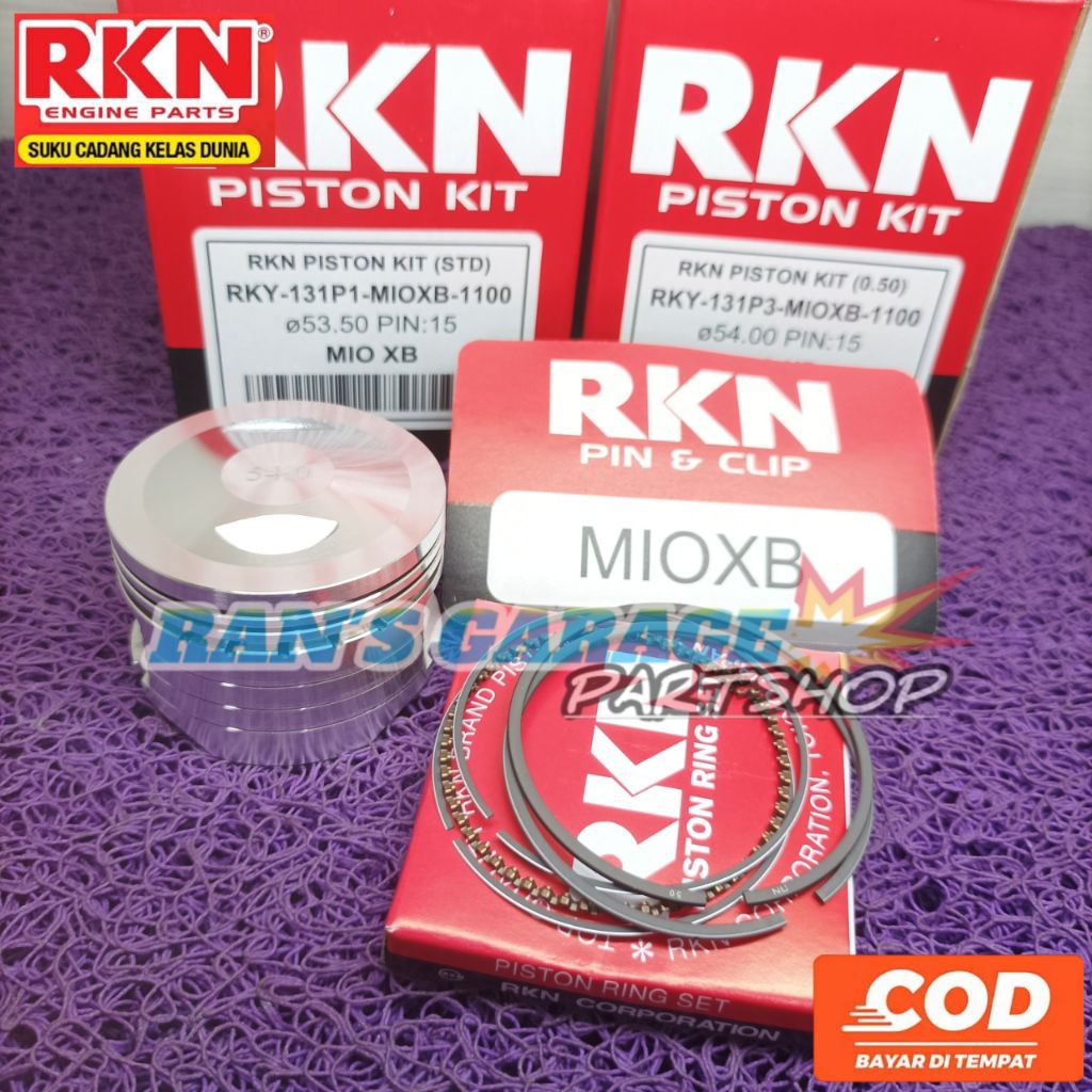 RKN SEHER PISTON KIT YAMAHA MIO XB OVERSIZE STD STANDAR OZ 50 MIO SPORTY SMILE SOUL FINO NOUVO UKURA
