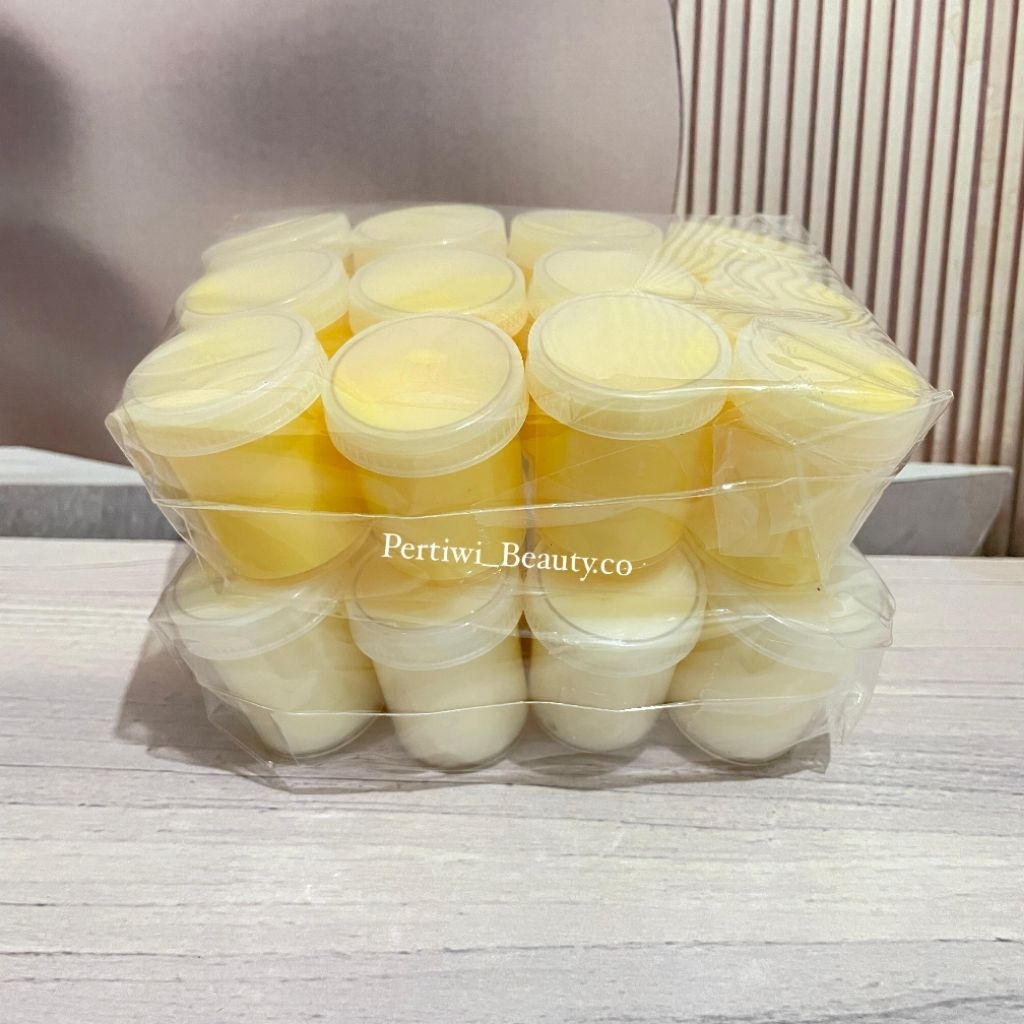 Promo 12pcs Cream KKK Polos Pot M Pencerah Wajah