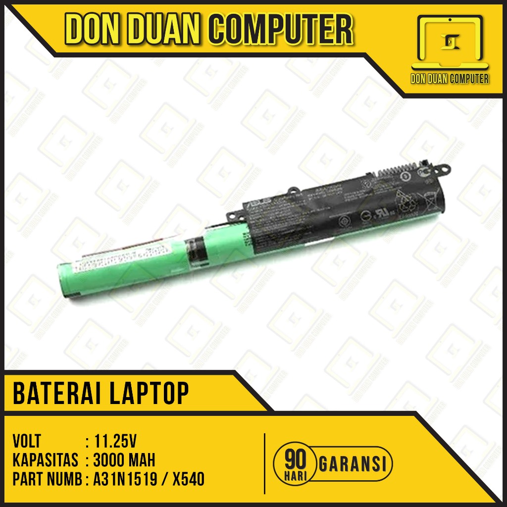 Baterai Batre Laptop Asus VivoBook X540 A540 R540 X541 R541 A541 Series (A31N1519 / A31N1601)