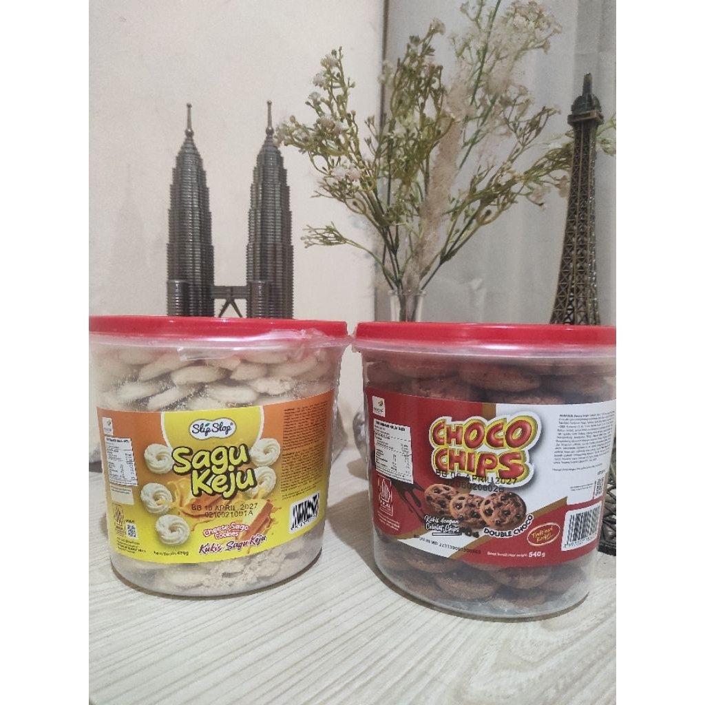 SAJU/SAGU KEJU DAN CHOCO CHIPS TOPLES 500GR