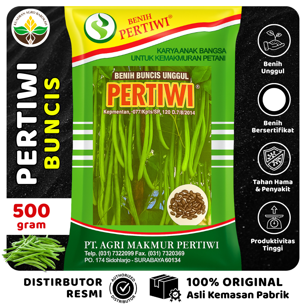Benih Buncis PERTIWI 500 gr