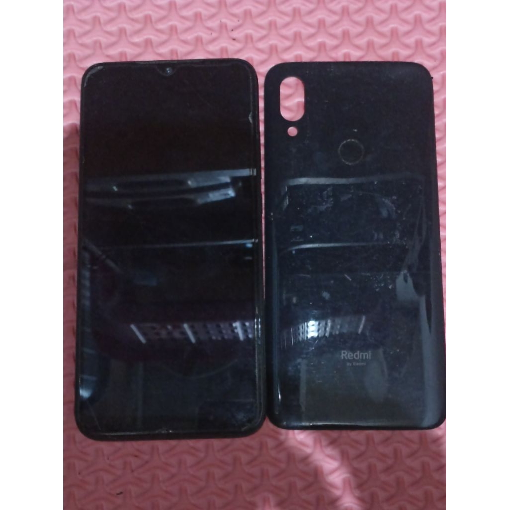 lcd redmi 7 copotan normal mulus, mesin redmi 7, seperpat redmi 7, kesing redmi 7, papan cas redmi 7
