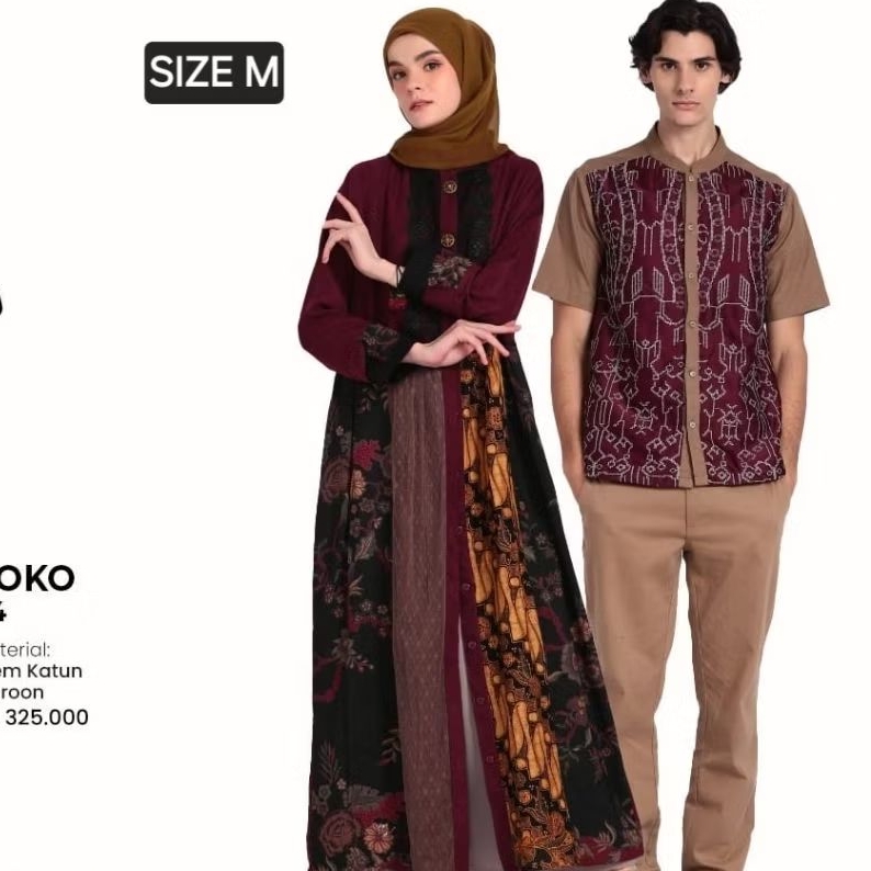 ATALLA || GAMIS ATALLA MARUN SIZE M