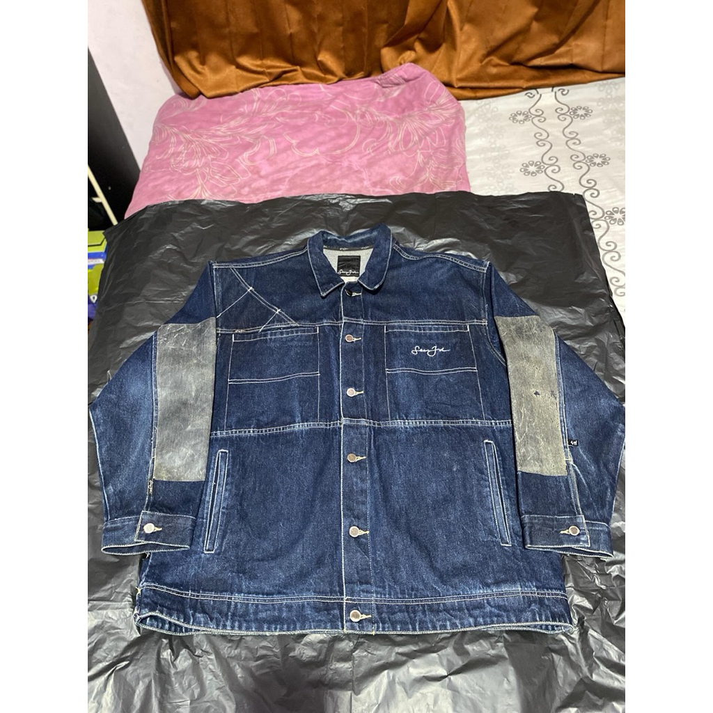 SEAN JOHN DENIM JACKET NOT FUBU SOHK JNCO FUBU ECKO PHAT FARM