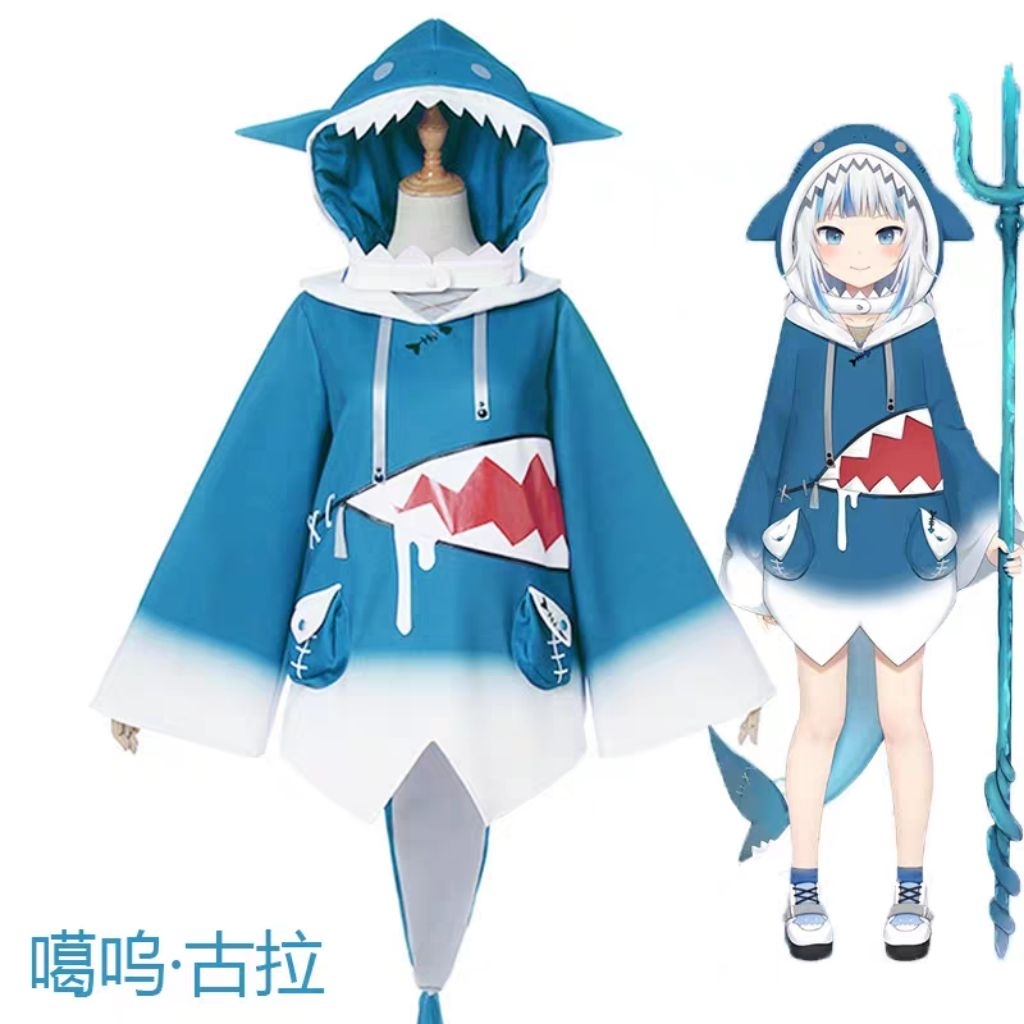 [PO] gawr Gura vtuber costum cosplay set