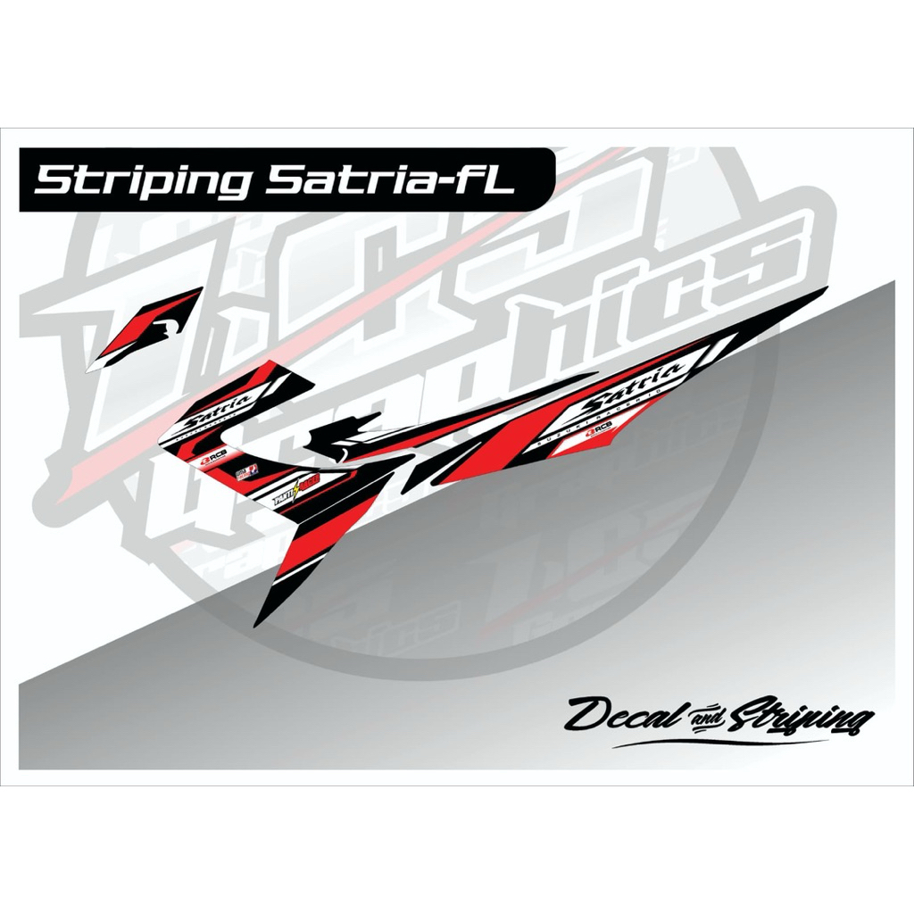 striping satria fu facelift / setriping satria fu fl / striping motor satria fu