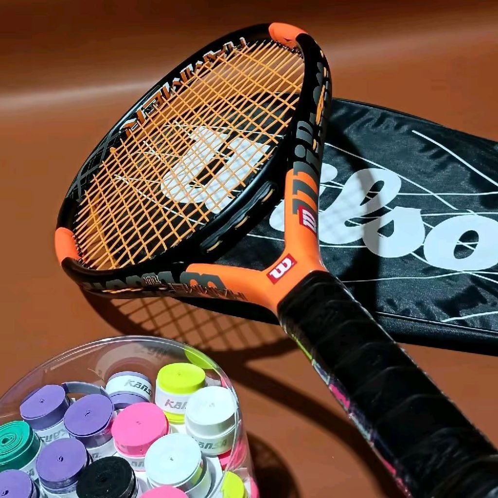 RAKET TENIS PEMULA WILSON HAMMER MATRIX TUR CARBON