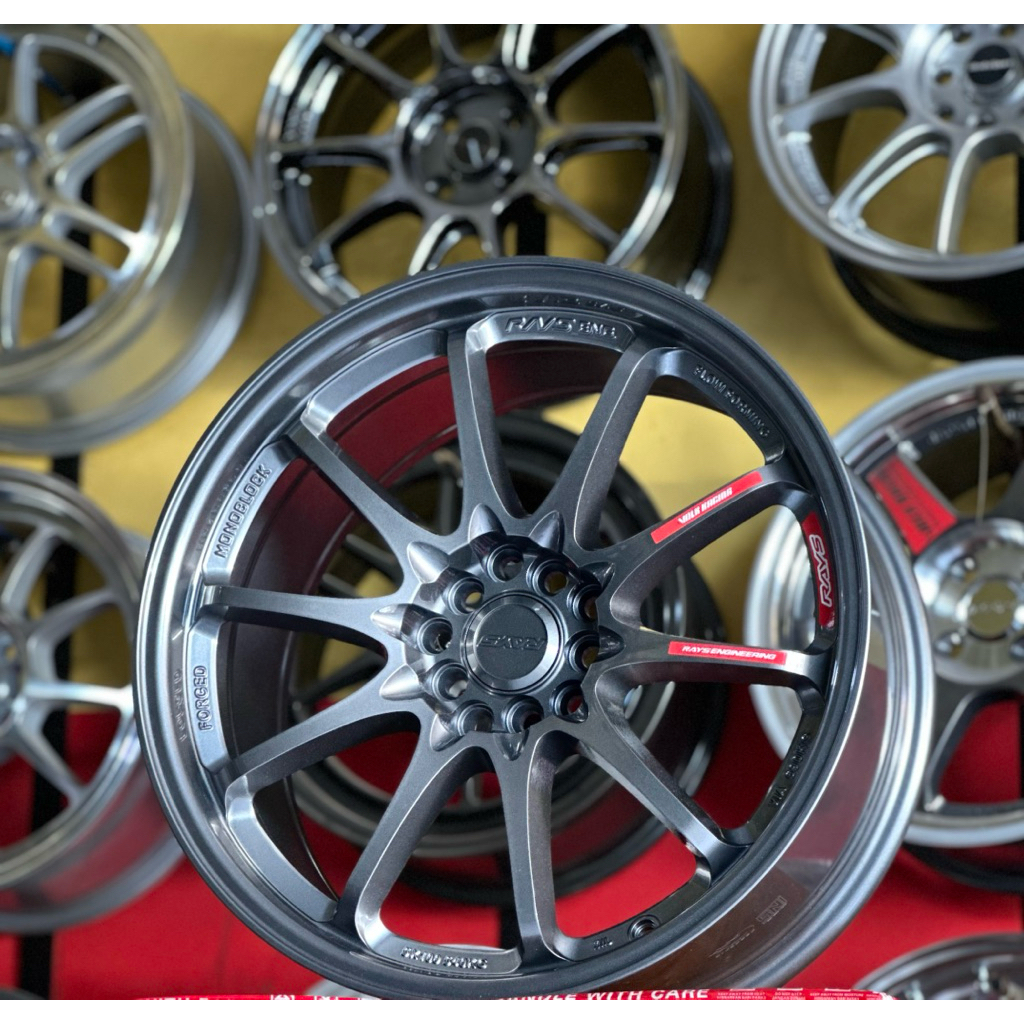 Velg CE28 Gunmetal R18 Pcd 5x100/114 Kondisi Baru