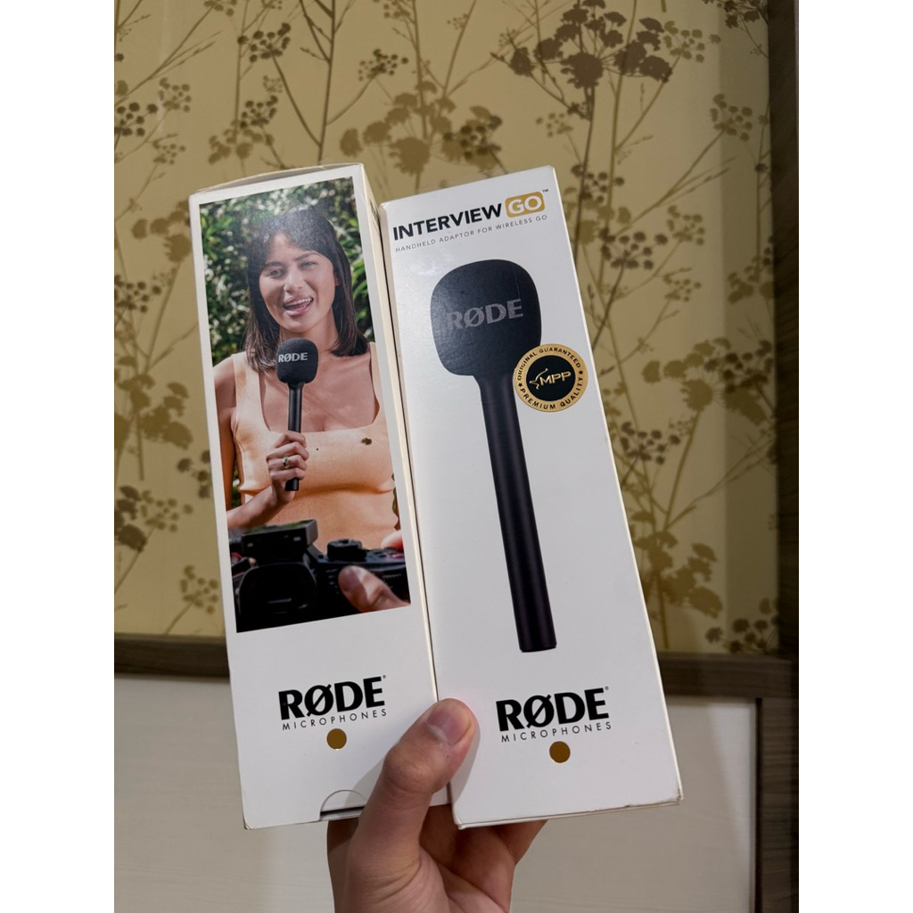 (SOLD) Rode interview Go Microphone Reporter For Wireless Go Mic (Bekas)