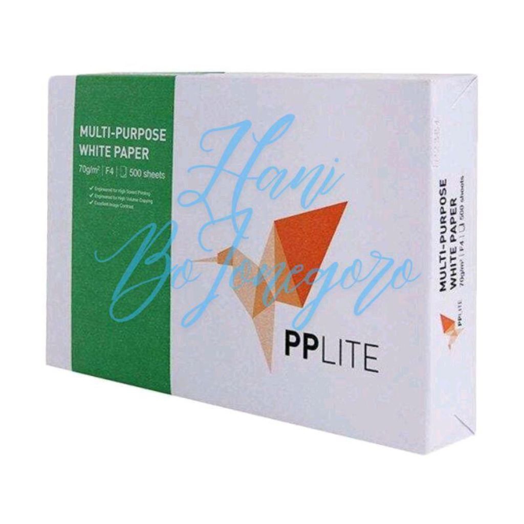 PPLITE Kertas PPlite F4/A4 Multi-Purpose White Paper 75gsm untuk Printer dan Fotocopy