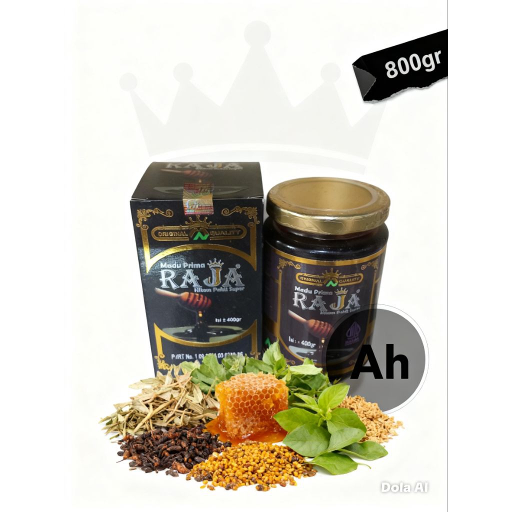 Madu Raja 400gr | Madu Hitam Pahit Prima Raja
