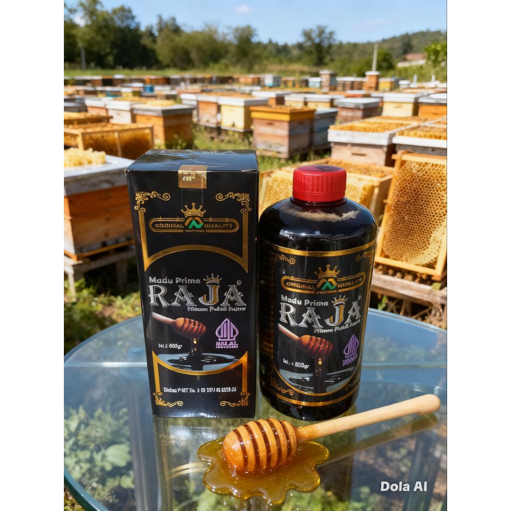 Madu Raja 800gr | Madu Hitam Pahit Prima Raja