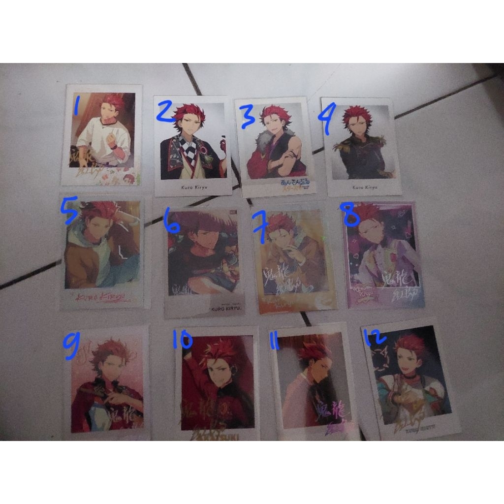 ENSEMBLE STARS PASHA AKATSUKI Kuro Kiryu