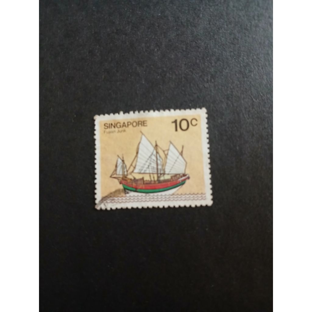 Perangko Jadul Singapura (Original)