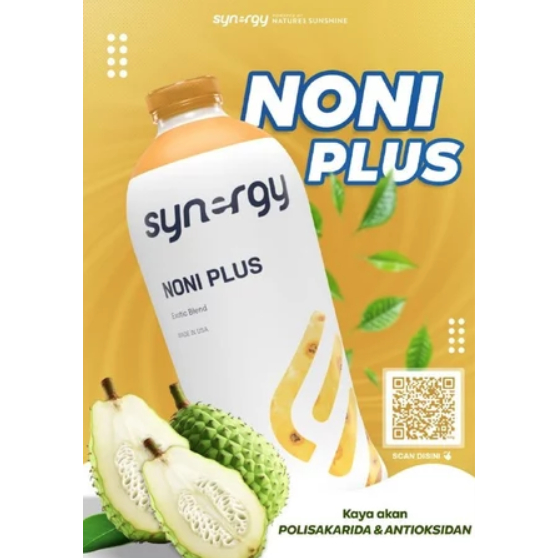 Suplemen Antioksidan Tinggi NONI PLUS Synergy untuk Kesehatan Jantung