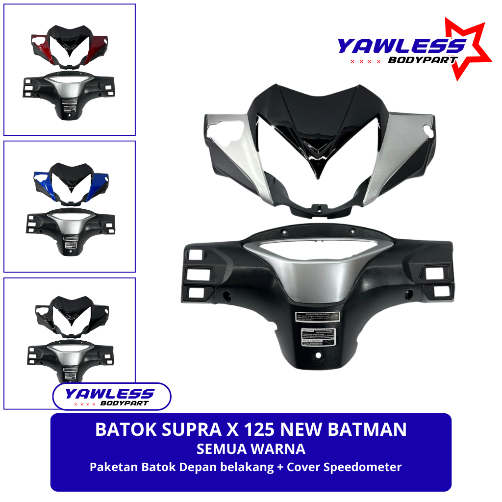 batok supra x 125 batman / totok supra x 125 + Lampu Depan supra x 125