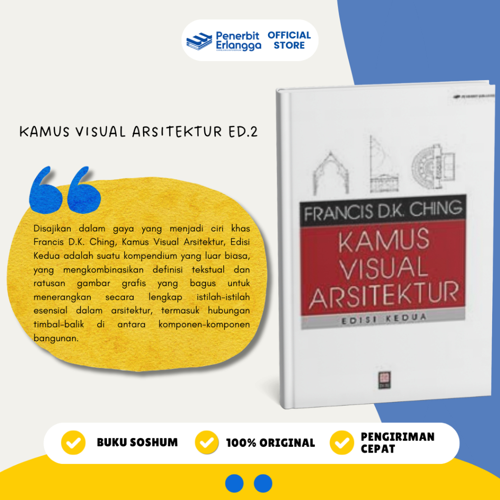 [Erlangga Official] Kamus Visual Arsitektur Edisi 2 - Francis D.K Ching