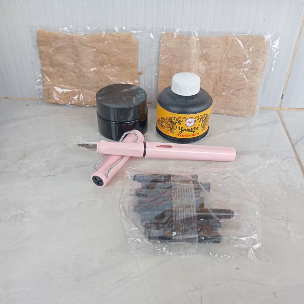 GRATIS ONGKIR paket alat tulis lengkap pena tutul pena celup pen tutul pen celup pena lafadz pena kh