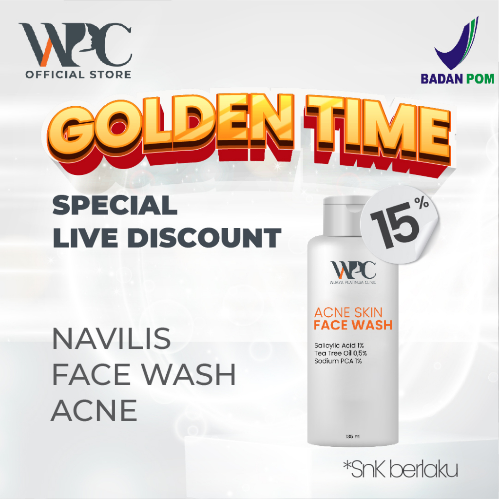 Wijaya Platinum Navilis Acne Skin Face Wash