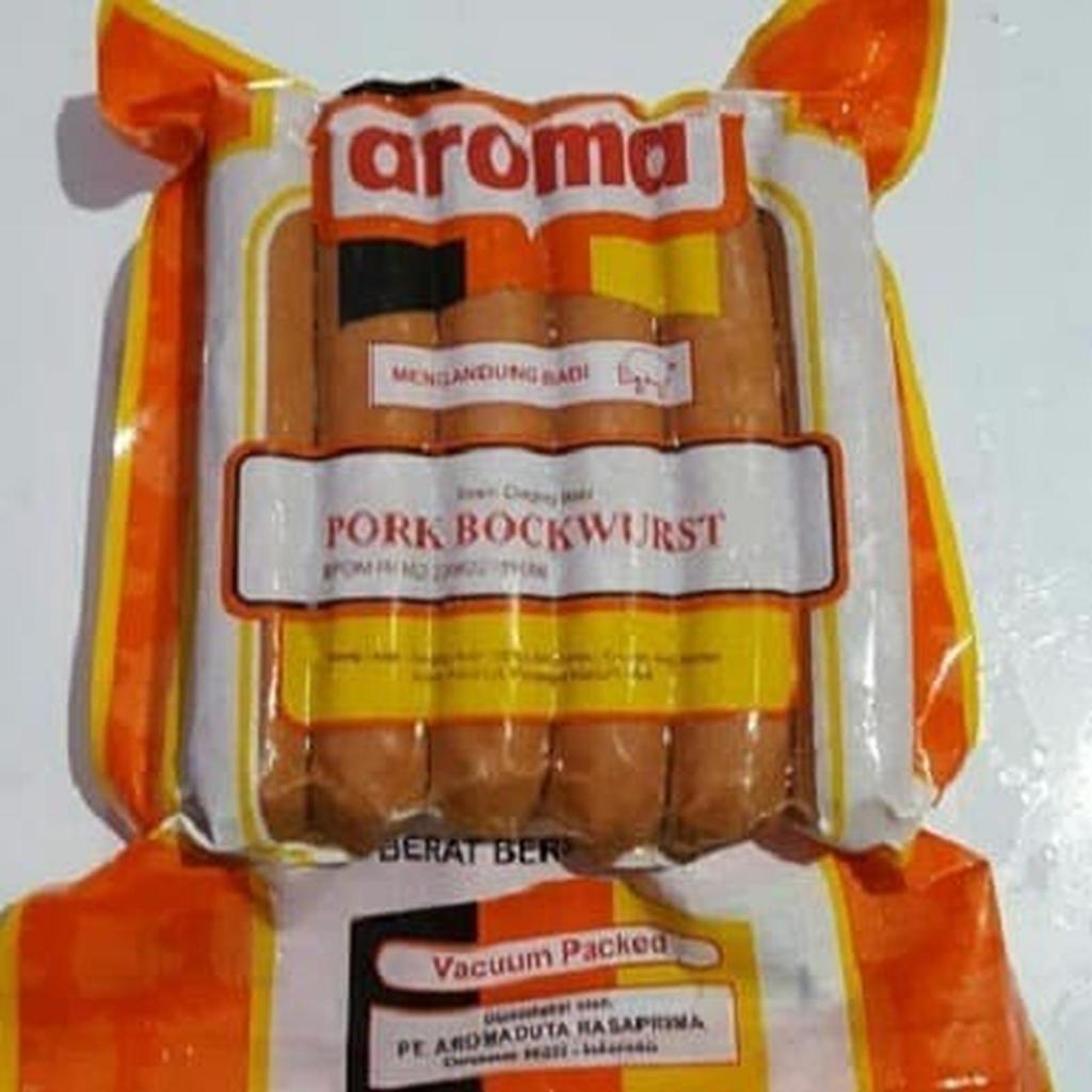 AROMA Sausage Pork Bratwurst 1kg Sosis Babi Bratwust