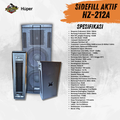HZ-212A SIDEFILL AKTIF HUPER BARCLAY