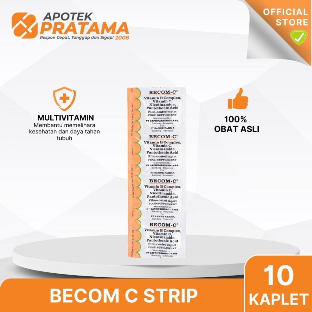 BECOM C STRIP / BECOM C TABLET STRIP (10 KAPLET)