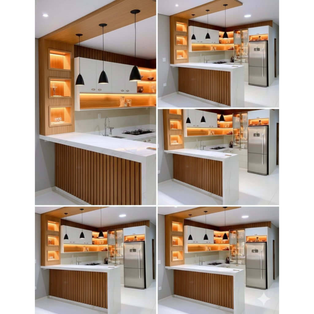 KITCHEN SET MINIMALIS MODERN + MINI BAR – SYSTEM PRE ORDER