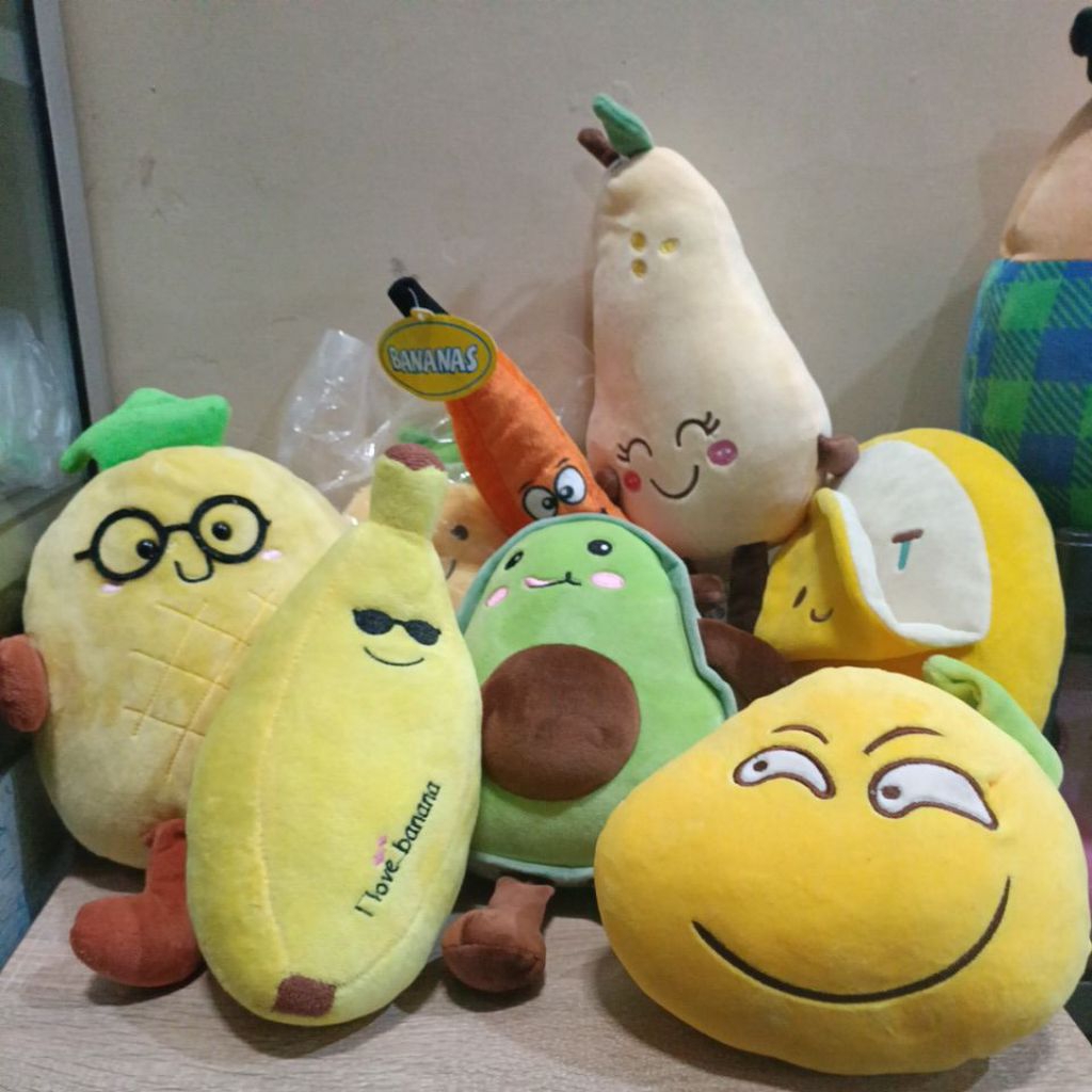 Boneka Buah Makanan dan Sayuran Preloved Murah