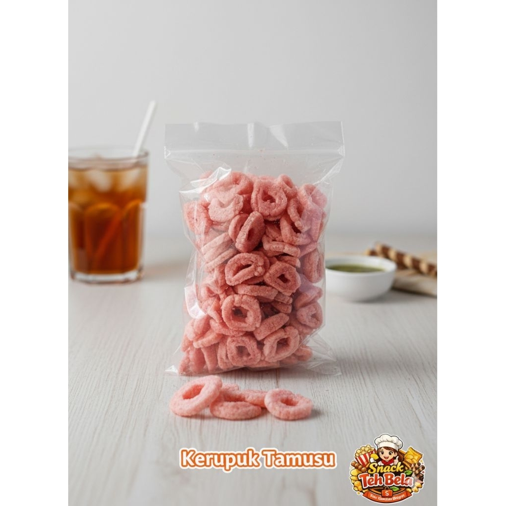 KERUPUK TAMUSU/KERUPUK RING/KERUPUK USUS TERASI