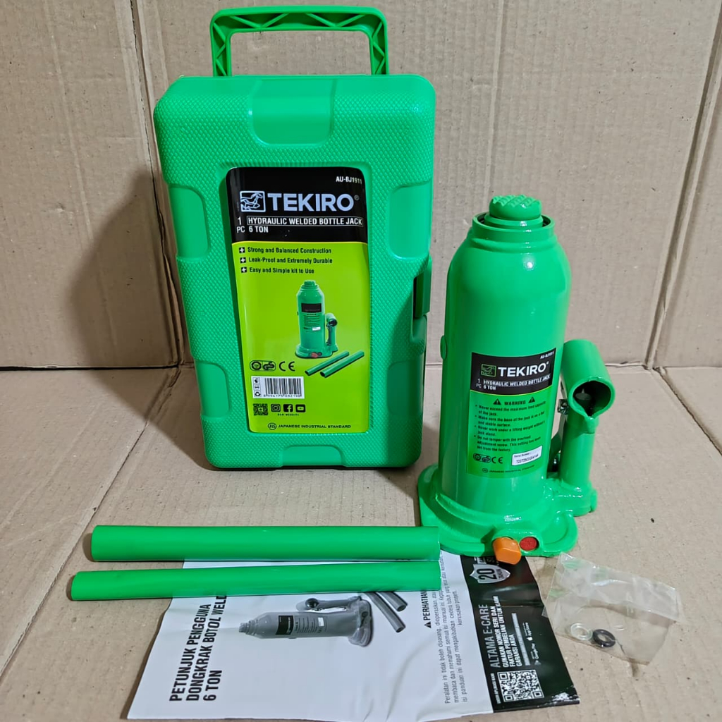 Tekiro - Dongkrak Botol 6 Ton - Dongkrak Mobil Hydraulic - Original