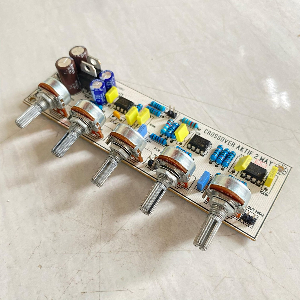 Kit Crossover Aktiv 2 Way Middle Dan High